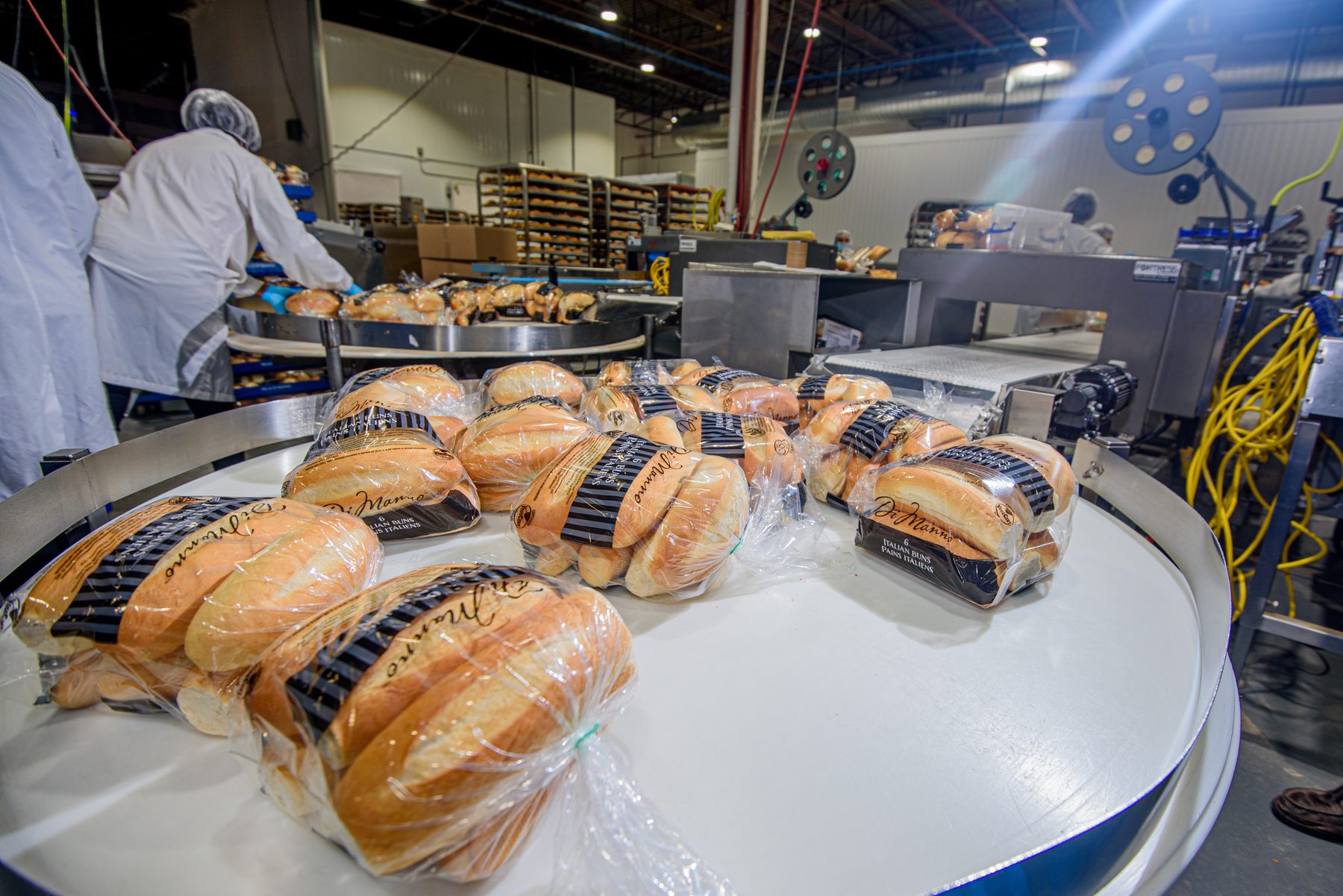 Bakery production line packaging certified vegan bread products